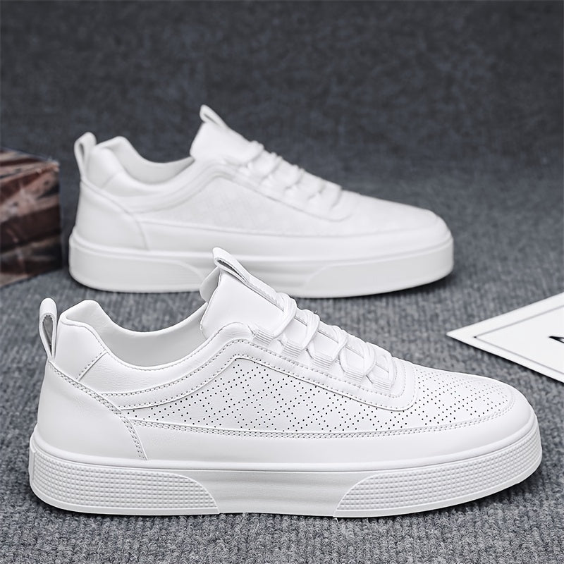 Men's Leather Sneakers Trainers | Breathable