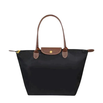 Damen Schultertasche Handtasche | Knopfverschluss