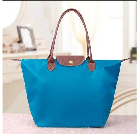 Damen Schultertasche Handtasche | Knopfverschluss