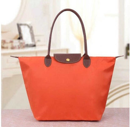 Damen Schultertasche Handtasche | Knopfverschluss