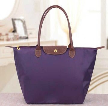 Damen Schultertasche Handtasche | Knopfverschluss