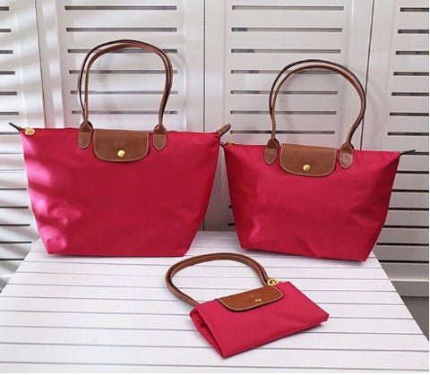 Damen Schultertasche Handtasche | Knopfverschluss