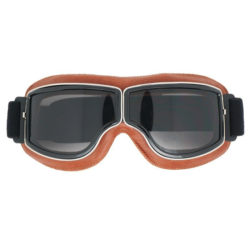Vintage-Motorradbrille für Herren | Polarisiert