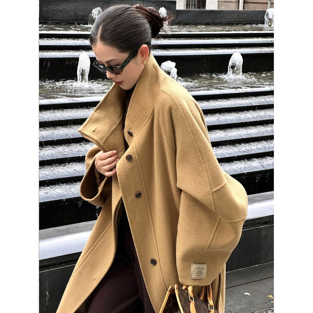 Langer Oversize-Trenchcoat für Damen – Delfina