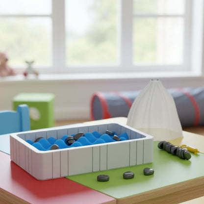 Verspieltes Spiel, das Strategie und Konzentration fördert