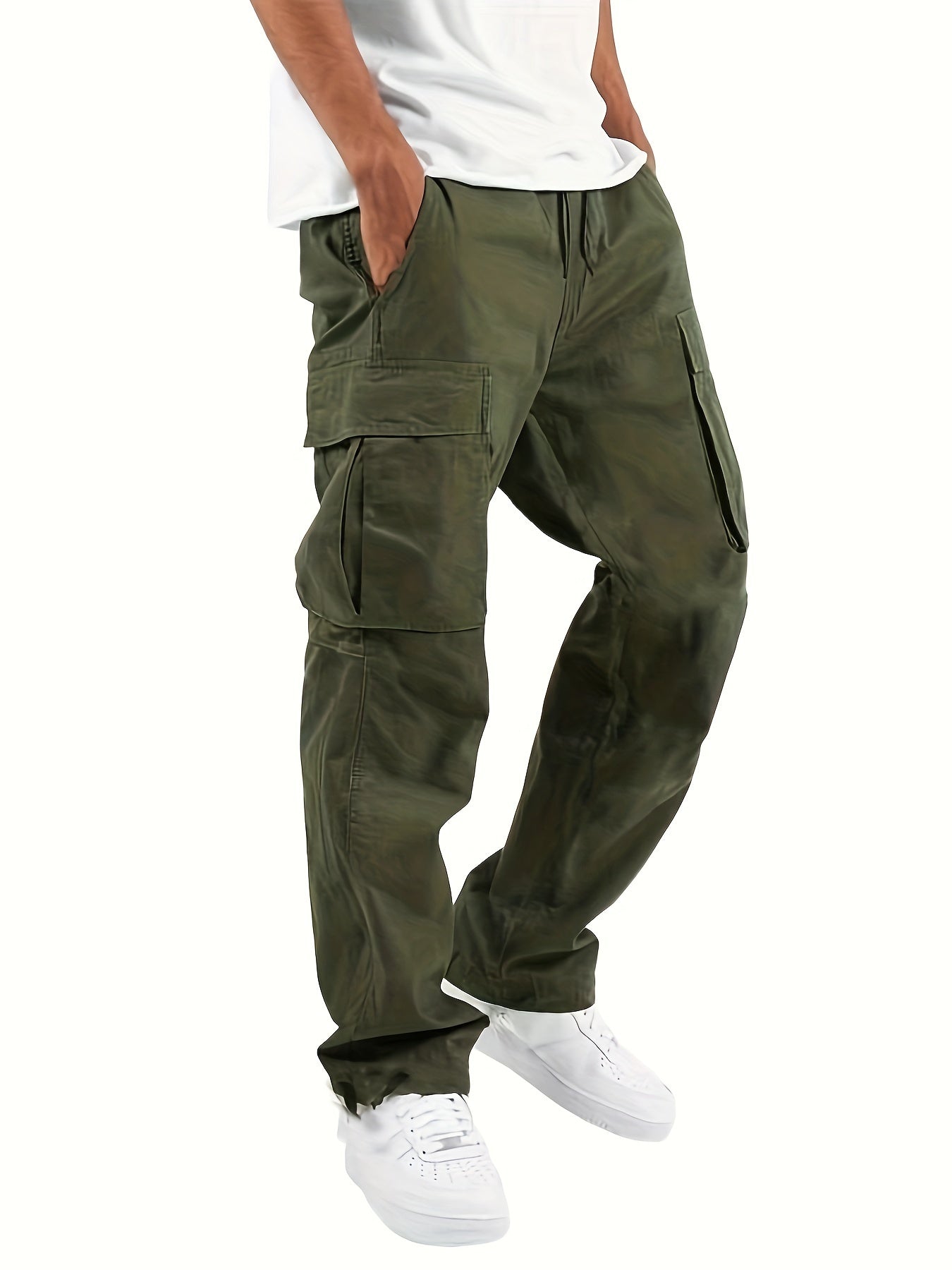 Herren Baggy Cargo-Hosen | Lang