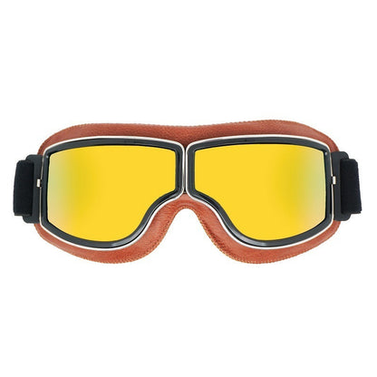 Vintage-Motorradbrille für Herren | Polarisiert