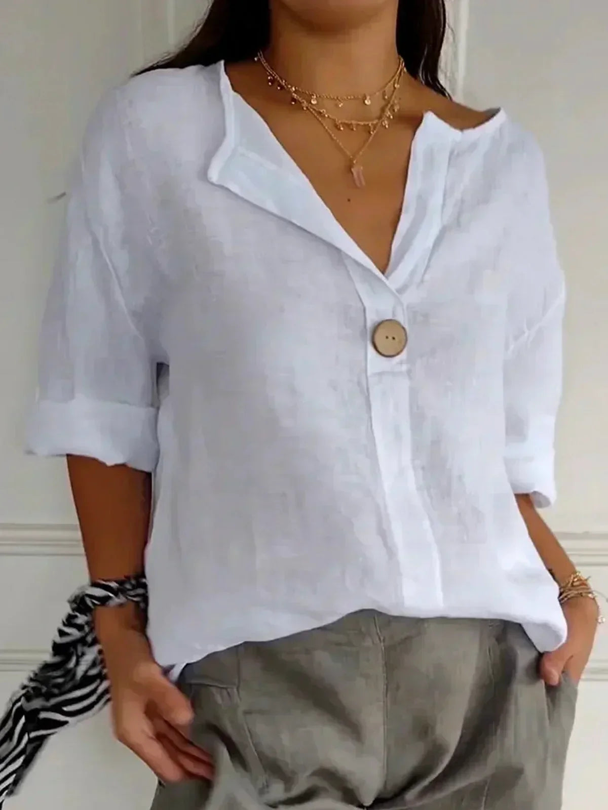 Damen Elegante Bluse | Langarm