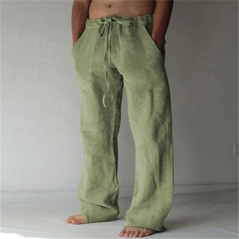 Herren Leinenhose | Lang