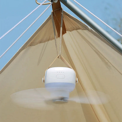 Kompakter Deckenventilator für einfache Portabilität