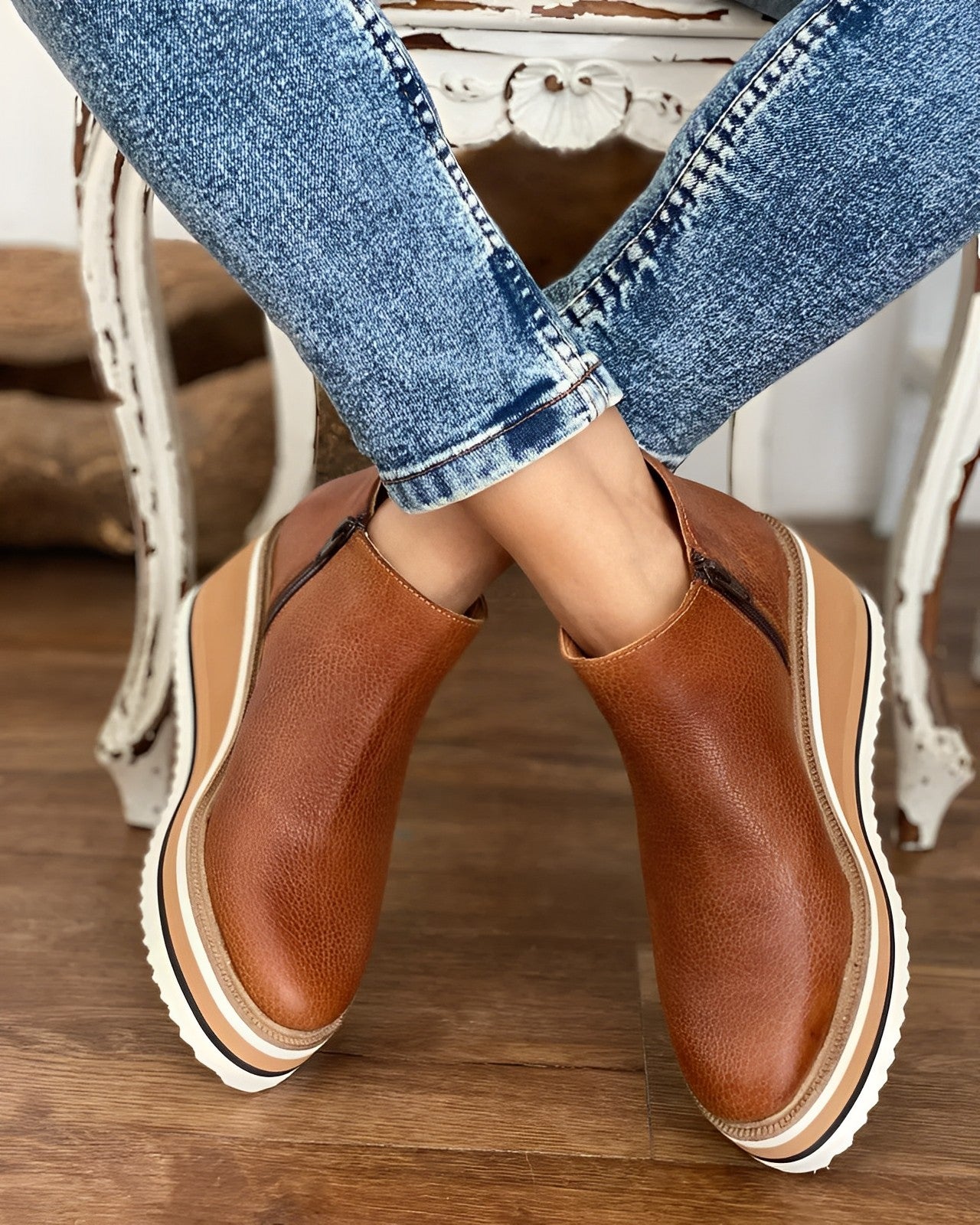 Modische Damen-Stiefel im Trendlook -  Sarah