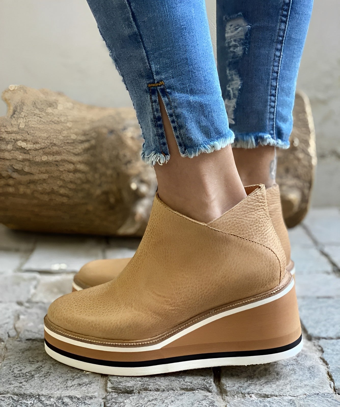 Modische Damen-Stiefel im Trendlook -  Sarah