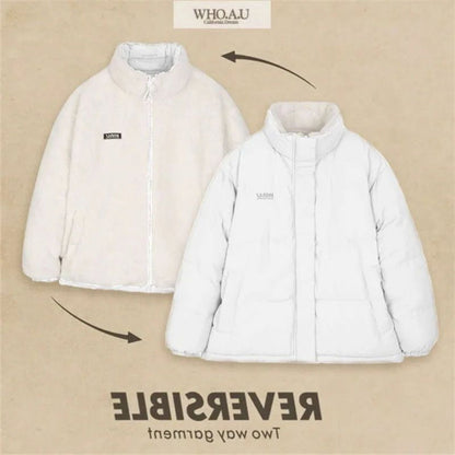 Wendbare Steppjacke Zweitseitiger Mantel für Damen – Milena