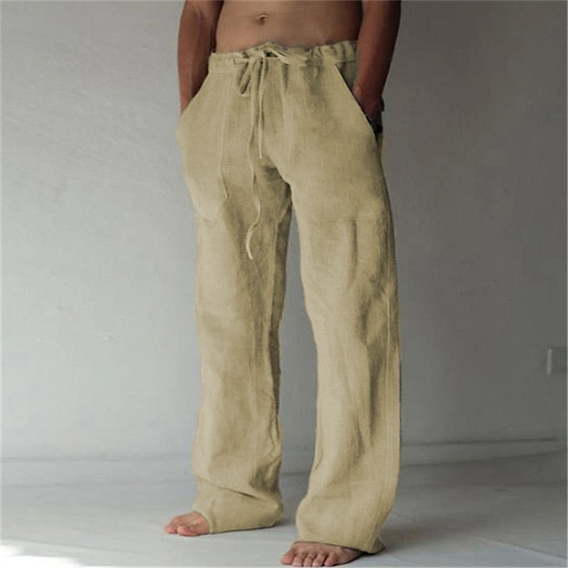 Herren Leinenhose | Lang