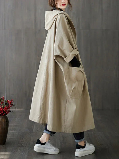 Women's Loose Coat | Large Pockets