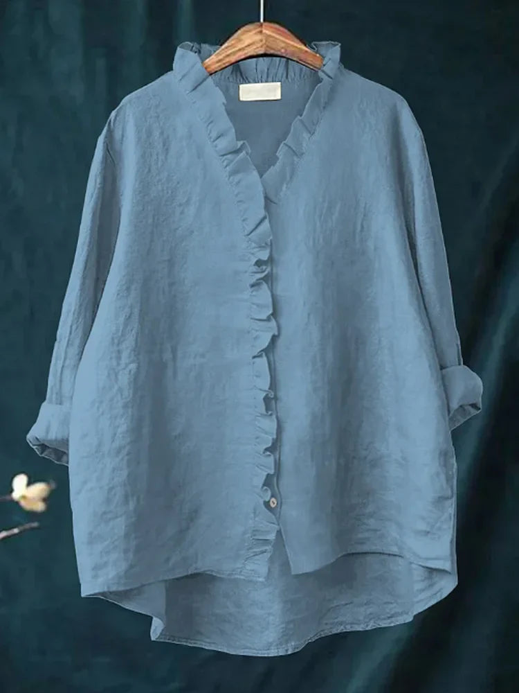 Damen Langarm Bluse | Freizeit