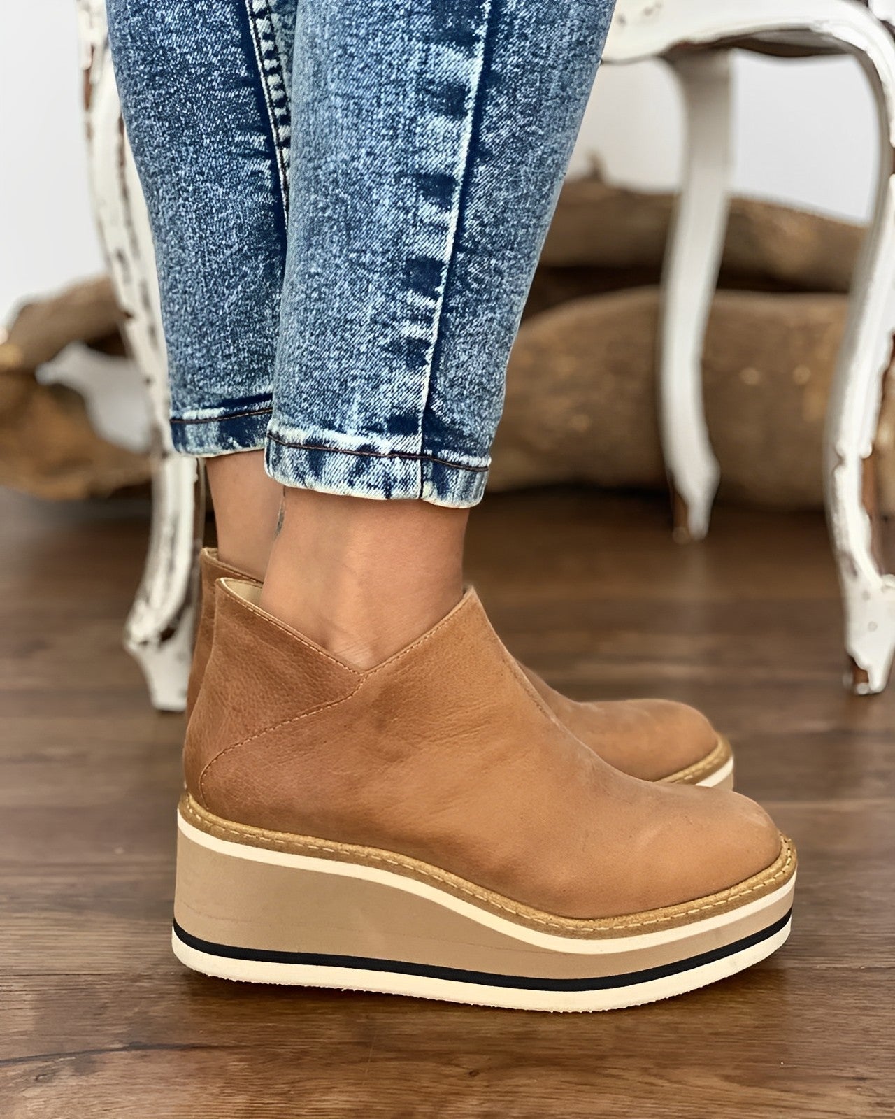 Modische Damen-Stiefel im Trendlook -  Sarah