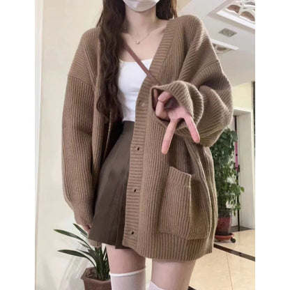 Strick-Cardigan mit Knopfleiste für Damen - Luisa