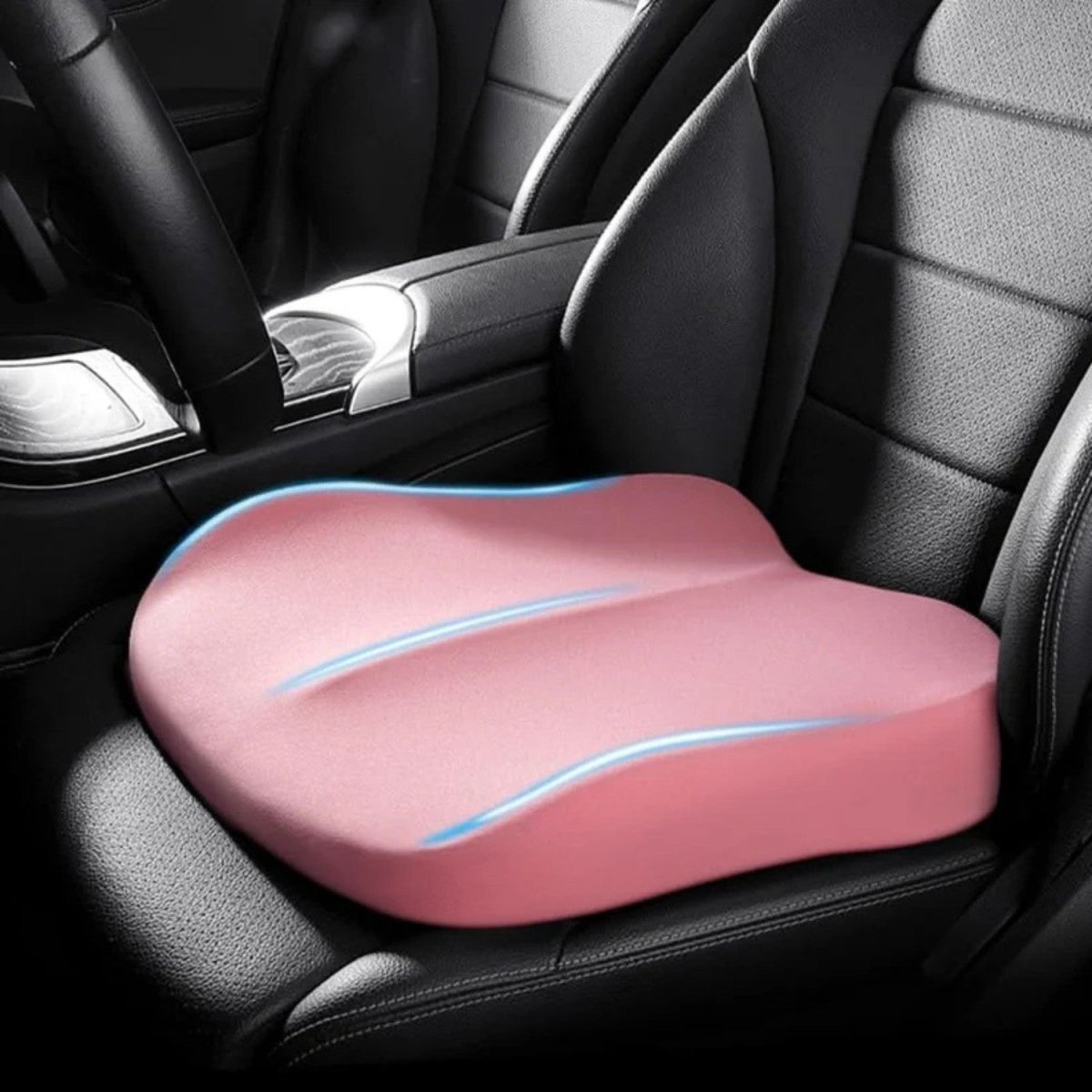 Bequeme ergonomische Autositzauflage für verbesserte Sichtbarkeit