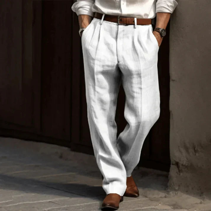Herren Elegante Vintage-Hosen | Lang