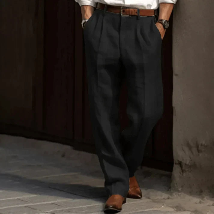 Herren Elegante Vintage-Hosen | Lang