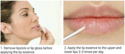 Schnelles Lippenfüllserum