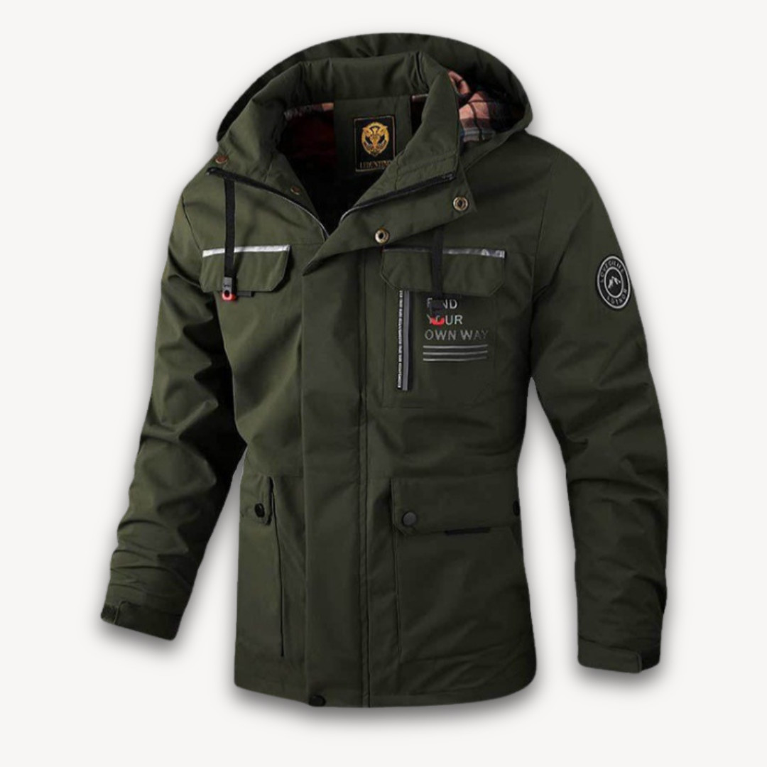 Men's Windproof Jacket | Hooded