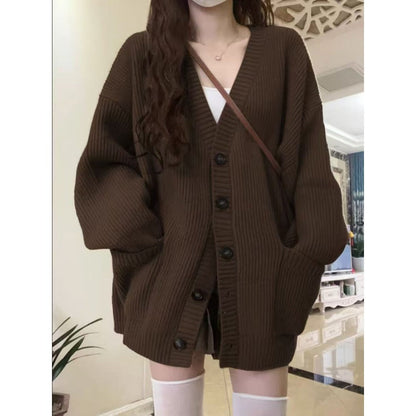 Strick-Cardigan mit Knopfleiste für Damen - Luisa