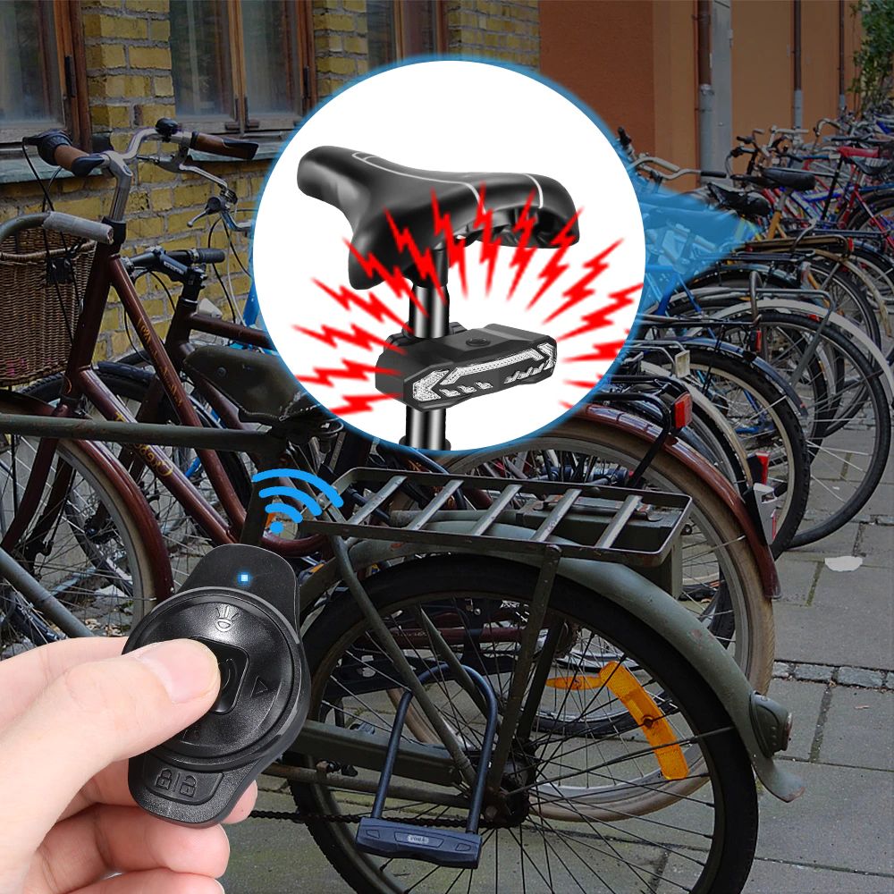 Intelligentes Fahrrad-Rücklicht mit Alarmfunktion