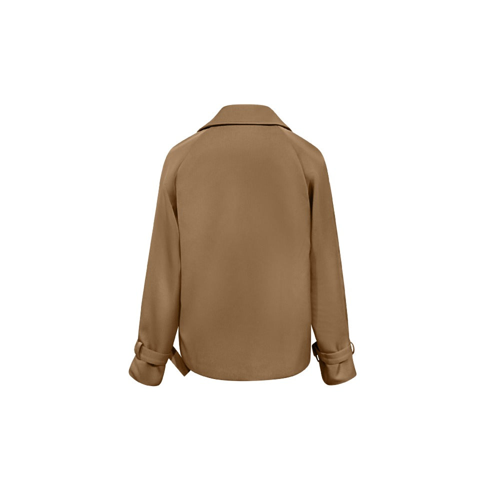 Damen Kurzjacke mit Doppelreiher Mantel – Giovanna