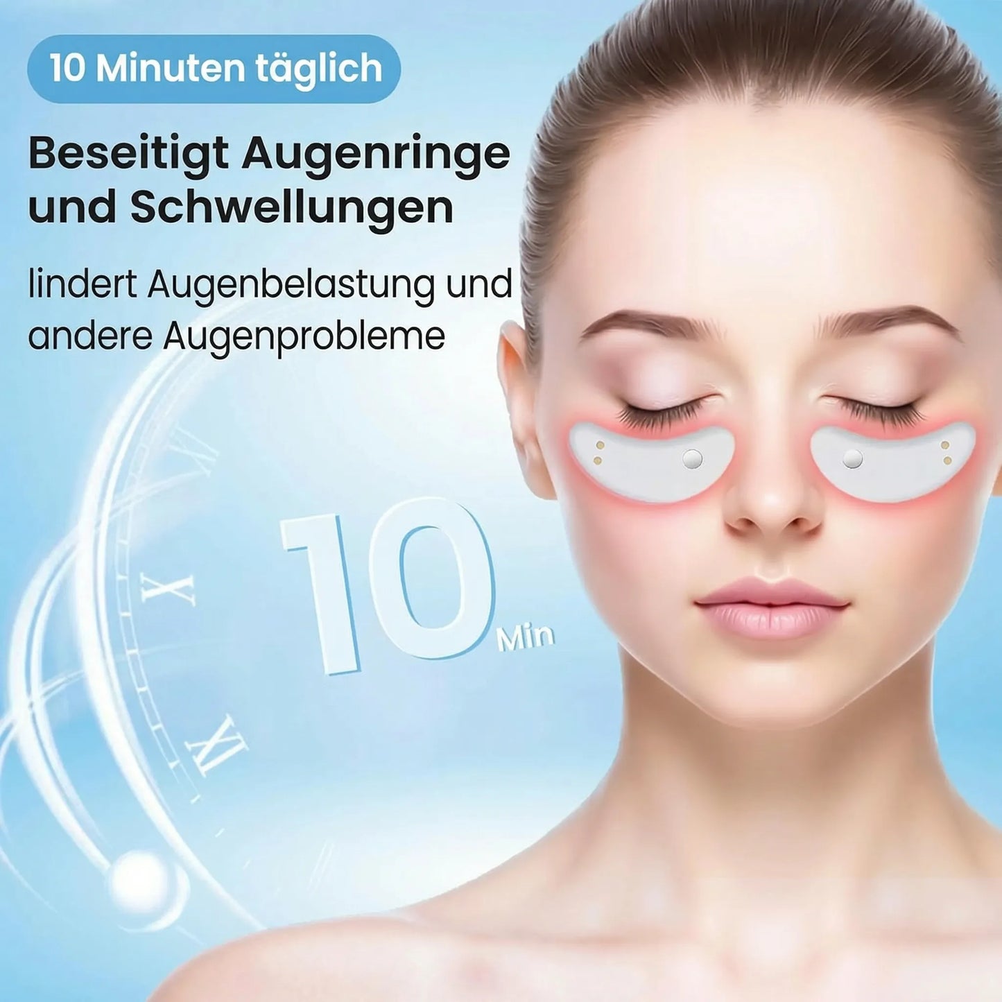 Rotlichttherapie-Gerät zur Reduzierung von Augenringen und Schwellungen