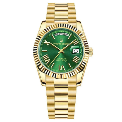 Premium Herren Automatik Uhr – Edelstahl, Selbstaufzug, Kalenderfunktion – Vielseitiger Stil für jeden Anlass