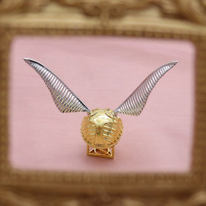 Goldplattierte 18k Schatzringbox mit beweglichem Design | Luxus Schmuck