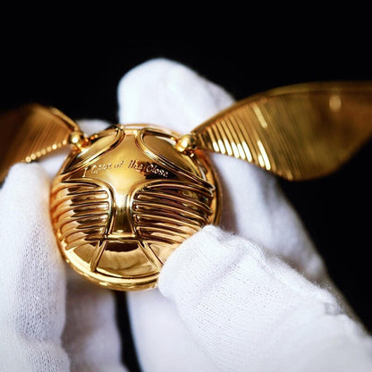 Goldplattierte 18k Schatzringbox mit beweglichem Design | Luxus Schmuck