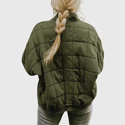 Women's Quilted Zip Jacket | Soft