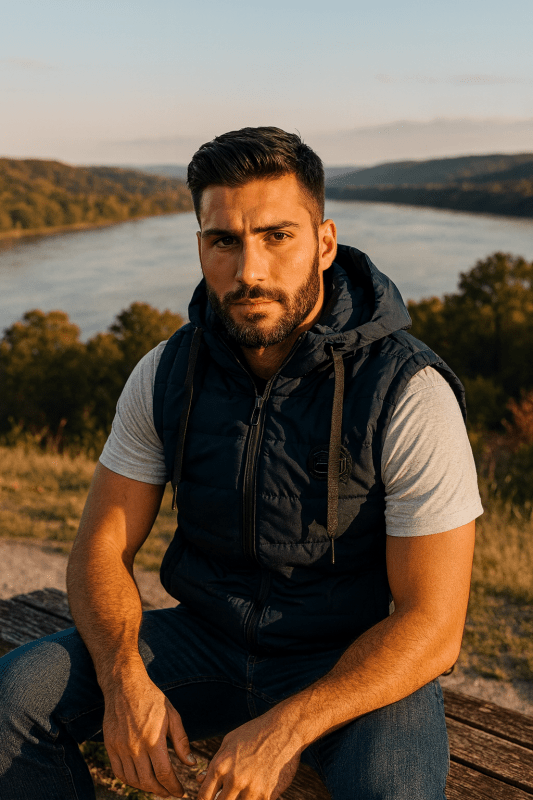 Men's Lightweight Gilet | Hooded