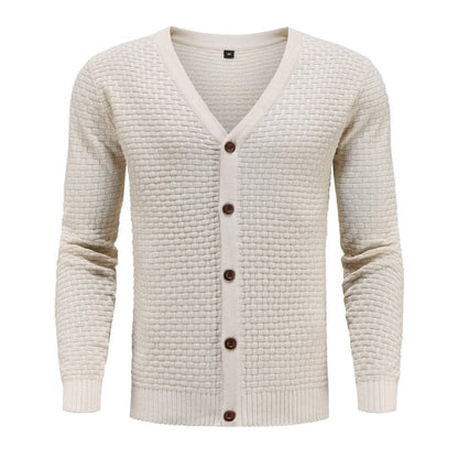 Men's V-Neck Cardigan | Knitting