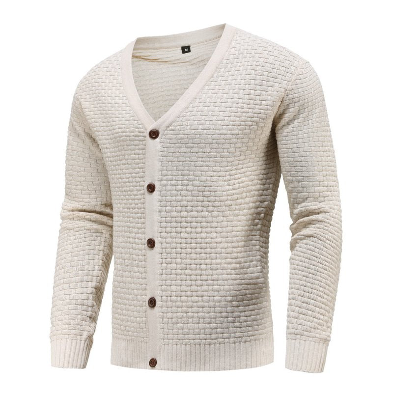 Men's V-Neck Cardigan | Knitting