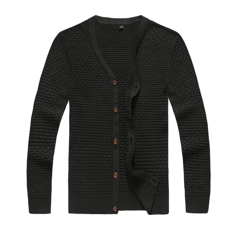 Men's V-Neck Cardigan | Knitting