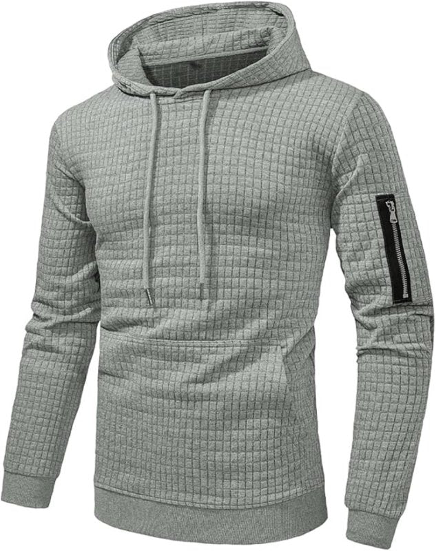 Men's Side Zipper Hoodie | Slimming