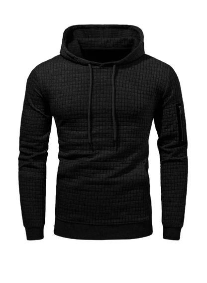 Men's Side Zipper Hoodie | Slimming