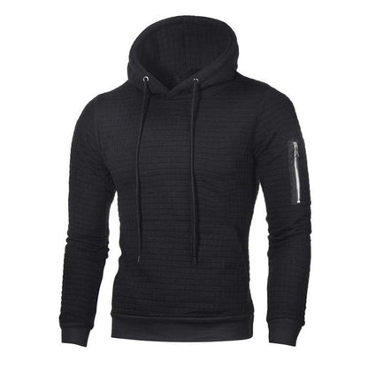Men's Side Zipper Hoodie | Slimming