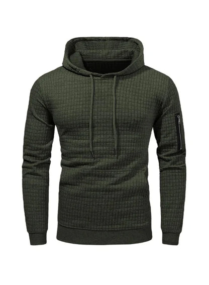 Men's Side Zipper Hoodie | Slimming