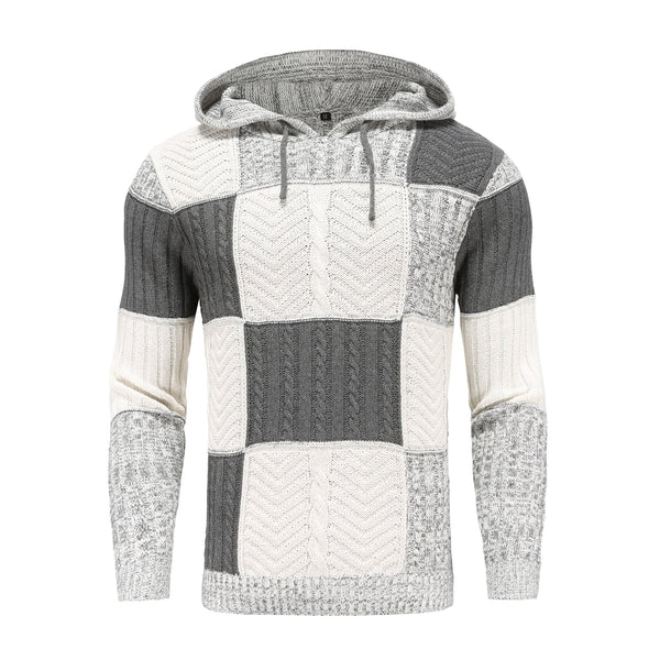 Men's Plaid Hoodie | Knit