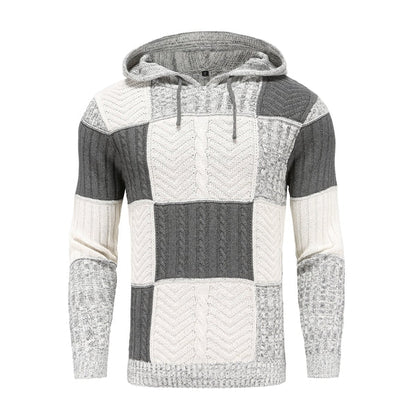 Men's Plaid Hoodie | Knit