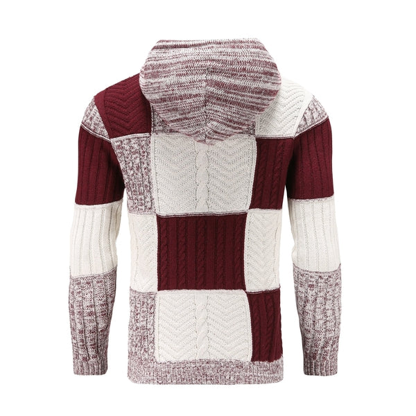 Men's Plaid Hoodie | Knit