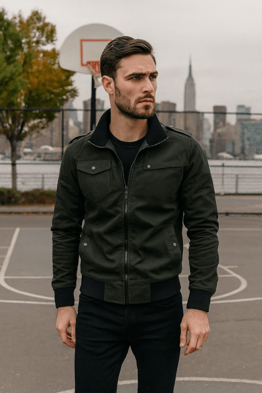 Men's Stand Collar Jacket | Workwear