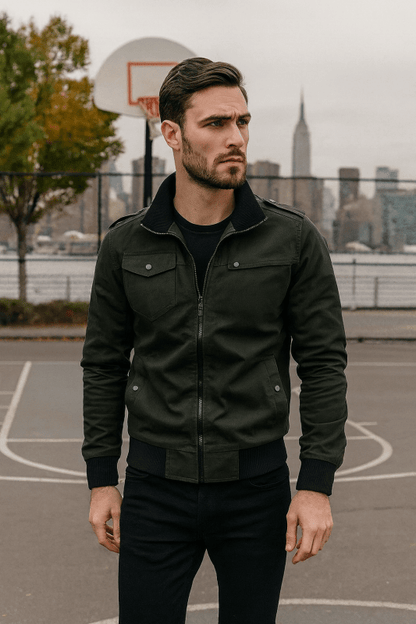 Men's Stand Collar Jacket | Workwear