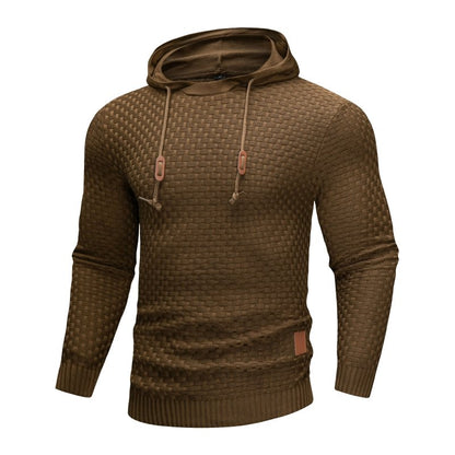 Men's Waffle Hoodie | Slimming