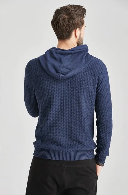 Men's Waffle Hoodie | Slimming